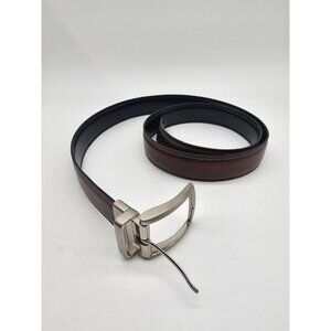 CGG Mens Belt Size 42 / 105 44 Brown Coated Leather Immitation Leather Lining